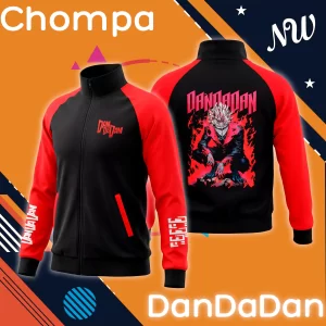 Chompa DanDaDan – Diseño Demon Mode