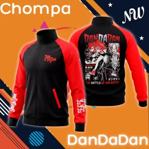 Chompa DanDaDan – Diseño Momo Aya & Okarun